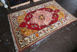 Old Turkish Milas Rug 4.8ftx6.5ft