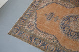 Vintage Turkish Isparta Rug 6.10ftx10.7ft