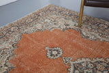 Vintage Turkish Isparta Rug 7ftx11ft