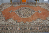 Vintage Turkish Isparta Rug 7ftx11ft