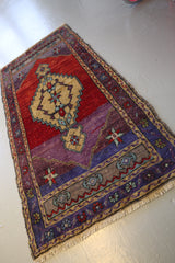 Vintage Mini Turkish Rug