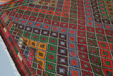 Vintage Aegean Cicim Kilim 6.2ftx10.2ft