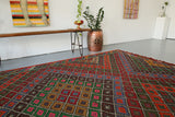 Vintage Aegean Cicim Kilim 6.2ftx10.2ft