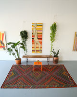 Vintage Aegean Cicim Kilim 6.2ftx10.2ft