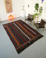 Vintage Aegean Cicim Kilim 6'x9'5"