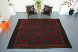 Vintage Aegean Cicim Kilim 7ftx10ft