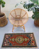 old rug, antique rug, earthy colors, faded colors, turkish rug, vintage rug, flat weave, mini rug, pile rug, Wild Shaman, Portland, Oregon, rug store, rug shop, local shop, kilim rug