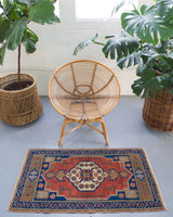 old rug, antique rug, earthy colors, faded colors, turkish rug, vintage rug, flat weave, mini rug, pile rug, Wild Shaman, Portland, Oregon, rug store, rug shop, local shop, kilim rug