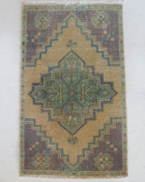 Vintage mini kilim rug in room decor setting, kilim, Turkish rug, vintage rug, portland, rug shop, bright colors, wild shaman, soft rug, bold color, Portland, Oregon, rug store, rug shop, local shop