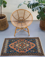 old rug, antique rug, earthy colors, faded colors, turkish rug, vintage rug, flat weave, mini rug, pile rug, Wild Shaman, Portland, Oregon, rug store, rug shop, local shop, kilim rug