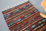 Vintage Mini Turkish Kilim Rug 2.6ftx3.8ft