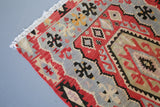 Vintage Mini Turkish Kilim Rug 3.2ftx4.5ft