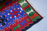 Vintage Mini Turkish Kilim Rug 3ftx5ft