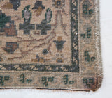 Vintage mini kilim rug in room decor setting, kilim, Turkish rug, vintage rug, portland, rug shop, bright colors, wild shaman, soft rug, bold color, Portland, Oregon, rug store, rug shop, local shop