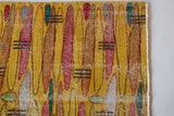 Vintage art deco rug in a living room setting, pile rug, Turkish rug, custom rug, modern rug, art deco rug,  portland, rug shop, bright colors, wild shaman, low pile rug, bold color, Portland, Oregon, rug store, rug shop, local shop, made in Turkey, vintage rug, retro rug