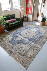 Vintage Isparta Rug 6.9ftx10.5ft