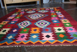 Vintage Milas Bencik Kilim 6.4x8.6ft