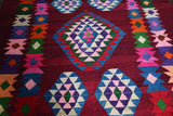 Vintage Milas Bencik Kilim 6.4x8.6ft