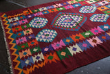 Vintage Milas Bencik Kilim 6.4x8.6ft