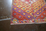 Vintage Denizli Cicim Kilim 5.9ftx8.11ft