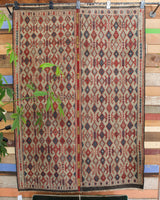 old rug, antique rug, earthy colors, faded colors, Turkish rug, vintage rug, flat weave, kilim rug, large area rug, square rug, Wild Shaman, Portland, Oregon, rug store, rug shop, local shop