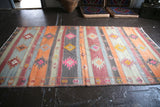 Vintage Sivas Kilim 5.4x10.1ft