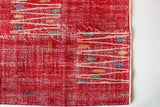 Vintage art deco rug in a living room setting, pile rug, Turkish rug, custom rug, modern rug, art deco rug,  portland, rug shop, bright colors, wild shaman, low pile rug, bold color, Portland, Oregon, rug store, rug shop, local shop, made in Turkey, vintage rug, retro rug