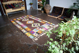 Vintage Milas Bencik Kilim 5.2ftx8.7ft
