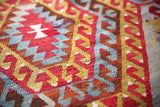 Old Ushak Esme Kilim 5.7ftx10.1ft