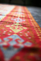 Old Ushak Esme Kilim 5.7ftx10.1ft