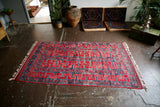 Vintage Balikesir Yuncu Kilim 5x8.9ft