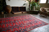 Vintage Balikesir Yuncu Kilim 5x8.9ft