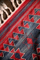 Vintage Balikesir Yuncu Kilim 5x8.9ft