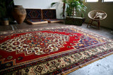 Vintage Taspinar Turkish rug 6.8x12.2ft