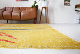 Vintage art deco rug in a living room setting, pile rug, Turkish rug, custom rug, modern rug, art deco rug,  portland, rug shop, bright colors, wild shaman, low pile rug, bold color, Portland, Oregon, rug store, rug shop, local shop, made in Turkey, vintage rug, retro rug