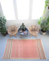 old rug, antique rug, earthy colors, faded colors, Turkish rug, vintage rug, flat weave, kilim rug, large area rug, square rug, Wild Shaman, Portland, Oregon, rug store, rug shop, local shop