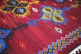Vintage Sivas Sarkisla Kilim 5.5ftx11ft