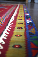 Vintage Sivas Sarkisla Kilim 5.5ftx11ft