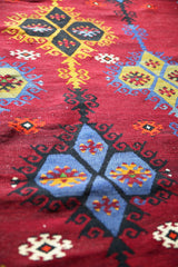 Vintage Sivas Sarkisla Kilim 5.5ftx11ft