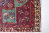 Vintage Turkish rug in living room setting, old rug, antique rug, pastel colors, faded colors, Turkish rug, vintage rug, soft rug, Portland, Oregon, rug store, rug shop, local shop