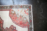 Vintage Faded Anatolian Turkish Rug 4.9x7.9ft