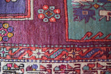 Vintage Turkish rug in living room setting, old rug, antique rug, pastel colors, faded colors, Turkish rug, vintage rug, soft rug, Portland, Oregon, rug store, rug shop, local shop