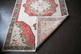 Vintage Faded Anatolian Turkish Rug 4.9x7.9ft