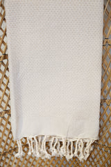 Honeycomb Pestemal Towel in Natural