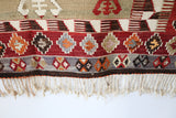 Old Konya Obruk Kilim 5.2ftx6.9ft