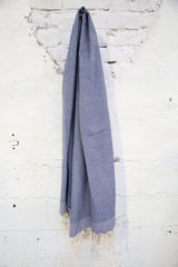Honeycomb Pestemal Towel in Blue