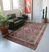 Old Fethiye Kilim 5ftx9.4ft