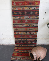 Turkish rug, vintage rug, flat weave, kilim rug, large area rug, square rug, Wild Shaman, Portland, Oregon, rug store, rug shop, local shop, bright colors, area rug, red rug, bold color