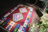 Vintage Milas Bencik Kilim 5.4x8.4ft