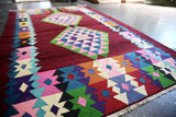 Vintage Milas Bencik Kilim 5.4x8.4ft
